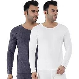 selfcare Men’s Soft Polycotton Striped Thermal Full Sleeve Round Neck Top| (Pack of 2)-picture-12