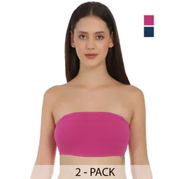 SELFCARE Pack of 2 Bandeau Full Coverage Strapless Bra-picture-17