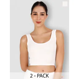 SELFCARE Pack Of 2 Breathable Crop Thermal Tops-picture-24