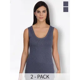 SELFCARE Pack Of 2 Breathable Sleeveless Thermal Tops-picture-38