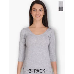 SELFCARE Pack Of 2 Breathable Thermal Tops-picture-30