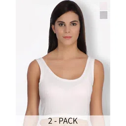 SELFCARE Pack Of 2 Cotton Breathable Crop Thermal Tops-picture-32