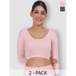SELFCARE Pack Of 2 Thermal Crop Tops-picture-40