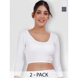 SELFCARE Pack Of 2 Thermal Crop Tops-picture-13