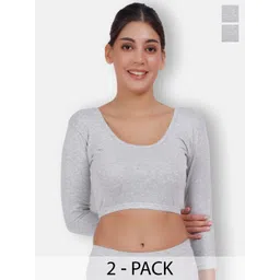 SELFCARE Pack Of 2 Thermal Crop Tops-picture-31
