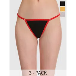 SELFCARE Pack Of 3 Seamless Bikini Briefs-picture-19