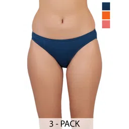 SELFCARE Pack Of 3 Women Mid-Rise Bikini Briefs-picture-41