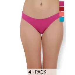 SELFCARE Pack Of 4 Bikini Briefs-picture-40