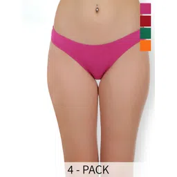 SELFCARE Pack of 4 Seamless Bikini Briefs-picture-13