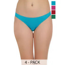 SELFCARE Pack of 4 Seamless Bikini Briefs-picture-10