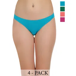 SELFCARE Pack of 4 Seamless Bikini Briefs-picture-29