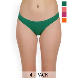 SELFCARE Pack of 4 Seamless Bikini Briefs-picture-14