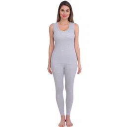 SELFCARE Round Neck Sleeveless Thermal Set-picture-22