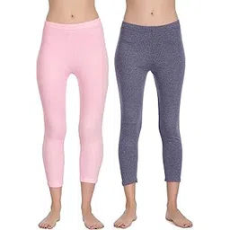 selfcare Women Coltton Blend Thermal Pyjama(Pack of 2 Pajama)(SW0451-XL_Pink, Blue_X-Large)-picture-36