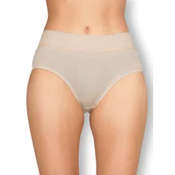 SELFCARE Women Cotton Blend Seamless High-Rise Hipster Briefs-picture-30