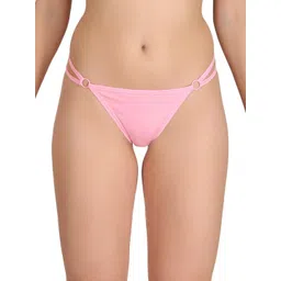 SELFCARE Women Cotton Blend Seamless Mid-Rise Thongs-picture-37