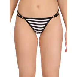 SELFCARE Women Cotton Blend Seamless Mid-Rise Thongs-picture-21