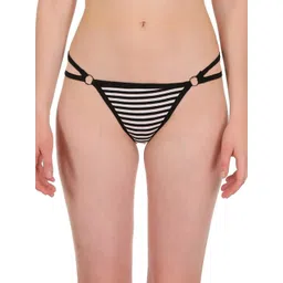 SELFCARE Women Cotton Blend Seamless Mid-Rise Thongs-picture-41