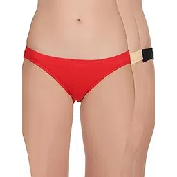 selfcare Women's Cotton Lycra Solid Panties Bikini Briefs Set (Pack of 3) (SN2443-M)-picture-36