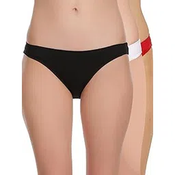 selfcare Women's Cotton Lycra Solid Panties Bikini Briefs Set (Pack of 3) (SN2449-L)-picture-33