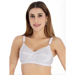 Selfcare Womens Solid Self Design Net Non Padded Full Coverage Bra - SN3712-image-41
