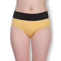 SELFCARE Womens Ultra-Soft Cotton Blend Solid High Rise Hipster Panty-picture-37