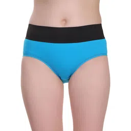 SELFCARE Womens Ultra-Soft Cotton Blend Solid High Rise Hipster Panty-picture-36