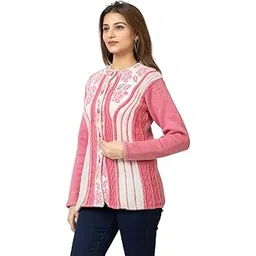 selfie girl Women Mandarin Collar Baby Soft Woolen Winter Wear Cardigan-picture-52