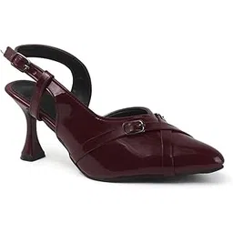 selfiee Trendy Solid Pointed Close Toe Stilettos Heel Sandals For Women & Girls-picture-20