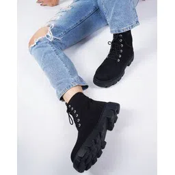 selfiee Women Ankle-Length Lace-Up Boots-picture-45