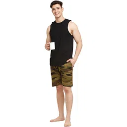 Selfusion Men Camouflage Printed Outdoor Shorts-picture-22