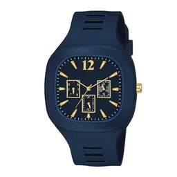 SELLORIA Unisex Solid Dial & Silicon Regular Straps Analogue Watch NvyBluAddi-picture-11