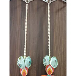 Sellplus 2-Pcs Blue & White Wall Hanging Toran Festive Hanging-picture-17