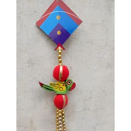 Sellplus 2 Pcs Blue Kite With Bell Wall Hanging image 4