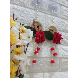 Sellplus 2-Pcs Red & Green Wall Hanging Toran Festive Hanging-picture-25