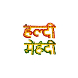 Sellplus 2 Pcs Red & Yellow Rectangular Haldi Board Hanging-picture-38