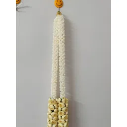 Sellplus 2 Pcs White Mogra Flower With Tassel Wall Hanging-picture-28