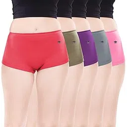 selsia trendy women Selsia Boyshort Panties Women's Soft Underwear Briefs-picture-18