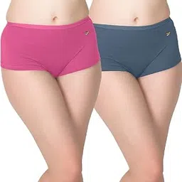 selsia trendy women Selsia Women Boyshort Pants Pink & Grey-picture-25