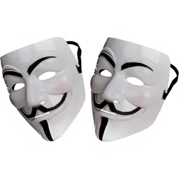 selva front Vendetta Anonymous Halloween universal-fitting Hacker Mask Party Mask-picture-11