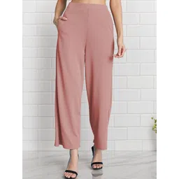 Selvia Edge Women High-Rise Wrinkle Free Trousers-picture-15