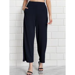 Selvia Edge Women High-Rise Wrinkle Free Trousers-picture-36