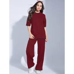 Selvia Round Neck Top & Trousers Co-Ords-image-40