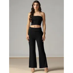 Selvia Strapless Neck Top With Trouser Co-Ords-picture-20