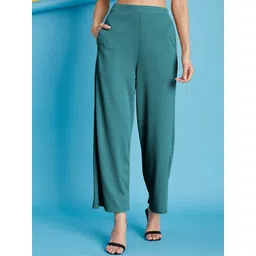 Selvia Women Mid-Rise Pleated Trousers-picture-29