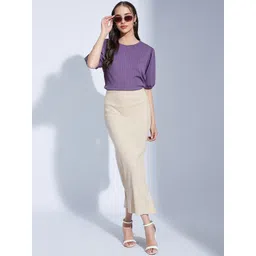 Selvia Women Textured Round Neck Top-picture-19