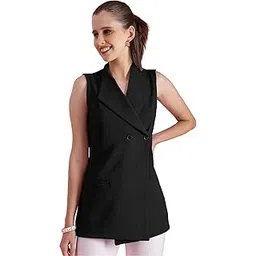 selvia Women's Lycra Solid Sleeveless Regular Fit Wrap Top-picture-53