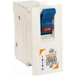 Selvo 25A Single Pole Modular Mounted Mini MCB, GSELSPM12059 (Pack of 6)-picture-14