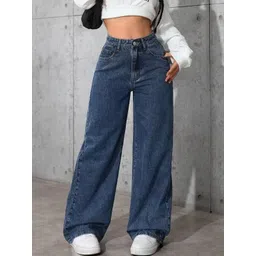 SENDIPO Women Blue High-Rise Stretchable Denim Jeans-picture-15