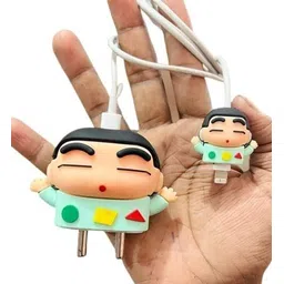 Sendrata Cartoon 3D Design Protective Case for 18-20W Power Adapter Cover (Shin-chan) Cable Protector-picture-13